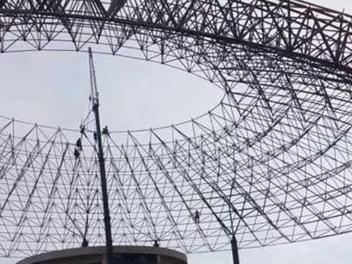 渝北篮球馆球形网架厂家价格